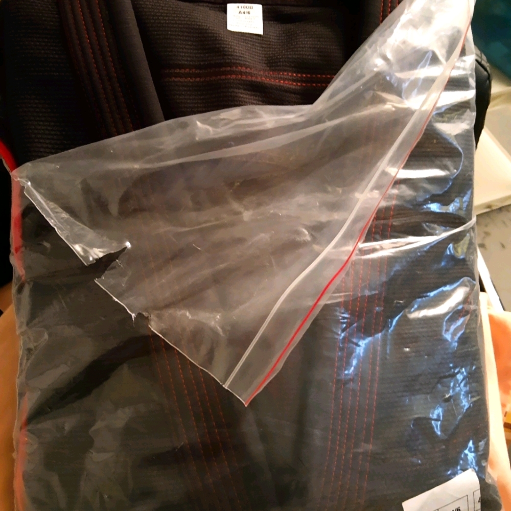 New A4-6 Black Red Stiched GI !!!